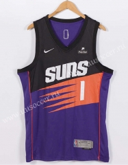 2021  Award Version NBA Phoenix Suns Purple #1 Jersey