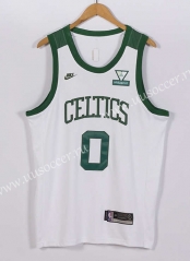 21-22 NBA Boston Celtics White #0 Jersey