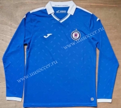 21-22 Cruz Azul Home Blue LS Thailand Soccer Jersey AAA-912