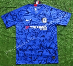 19-20 Retro Version Home Blue  Thailand Soccer Jersey AAA-817