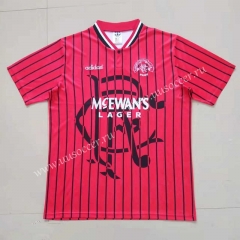 Retro Version94-95  Rangers Away Red Thailand Soccer Jersey AAA-HR