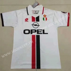 Retro Version AC Milan Away White Thailand Soccer Jersey AAA-DD3