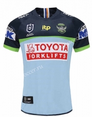 21-22 Assaulter Away Blue Thailand Rugby Shirt