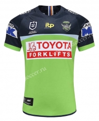 21-22 Assaulter Home  Green&Black Thailand Rugby Shirt