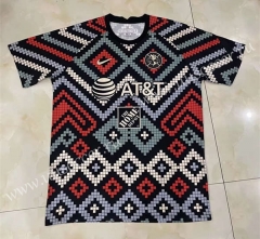 2021-22 Club América multicolor Thailand Soccer Training Jersey-818