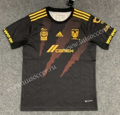 2021-2022 Tigre UANL 2nd Away Black  Thailand Soccer Jersey AAA-GB