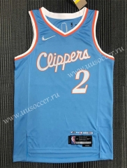 21-22 City Version NBA Los Angeles Clippers Blue#2 Jersey-311