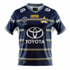 2022 NRL Cowboy Home Blue  Thailand Rugby Shirt