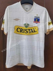 2011 Retro Version CD Colo-Colo Home White  Thailand Soccer Jersey AAA-7T