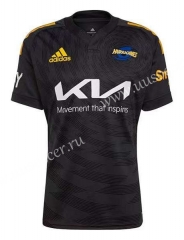 2022 Hurricane Home Black Rugby Shirt