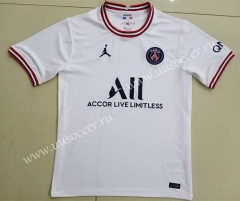 (s-4xl)2021-22 Paris SG 2nd Away White  Thailand Soccer-510