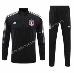 2021-22  Colo-Colo Black Thailand Tracksuit Uniform-HR