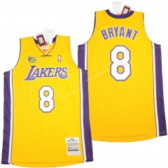 Mitchell&Ness99-00 NBA Lakers Yellow #8 Jersey-311