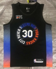 2021 City Version NBA Phoenix Suns Black #30 Jersey-311