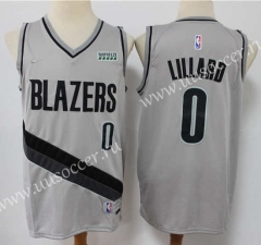 2021 Bonus Edition  Portland Trail Blazers Gray  #0 Jersey