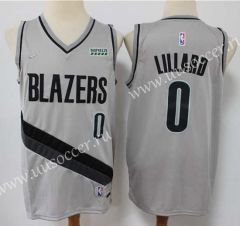 2021 Bonus Edition  Portland Trail Blazers Gray  #0 Jersey