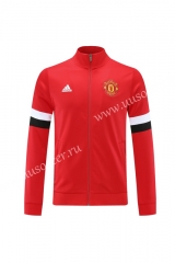 Fashion 2021-2022 Manchester United Red Thailand Soccer Jacket-LH