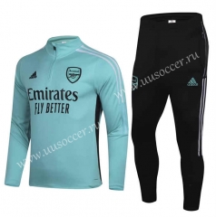 2021-2022 Arsenal Light Green  Thailand Tracksuit Uniform-888