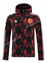 2021-2022 Manchester United Red Wind Coat With Hat-LH