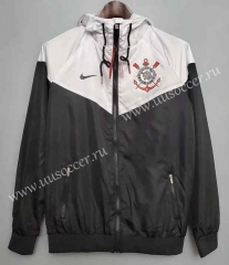 2021-22 Corinthians Black&White Wind Coat With Hat-WD