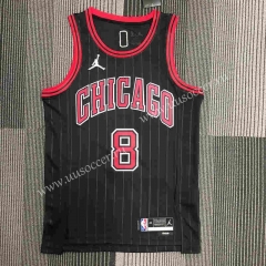 75th anniversary NBA Chicago Bull Black   #8 Jersey-311