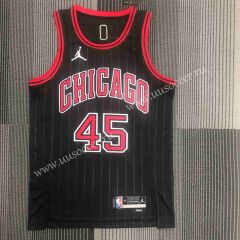 75th anniversary NBA Chicago Bull Black   #45 Jersey-311