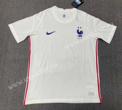 2021-2022 France Away White Thailand Soccer Jersey AAA-KS