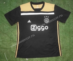 18-19 Retro version Ajax Black Thailand Soccer Training Jersey-817