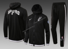 2021-2022Antonio Spurs Black Thailand Soccer Jacket Uniform With Hat-815
