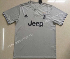 Retro Version 18-19 Juventus Away Gray Thailand Soccer Jersey AAA-1332