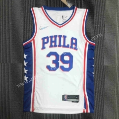 75th anniversary  NBA Philadelphia 76ers White  #39 Jersey（Harden）-311