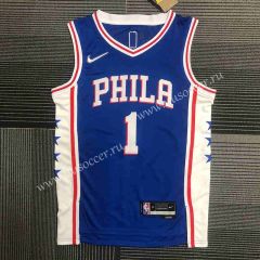 75th anniversary  NBA Philadelphia 76ers Blue  #1  Jersey（Harden）-311