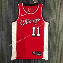 2022city Version NBA Chicago Bull Red #11 Jersey-311