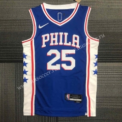 75th anniversary  NBA Philadelphia 76ers Blue  #25 Jersey（Harden）-311