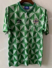1990 Retro Version Northern Ireland Home Green Thailand Soccer Jersey AAA-AY