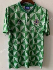 1990 Retro Version Northern Ireland Home Green Thailand Soccer Jersey AAA-AY
