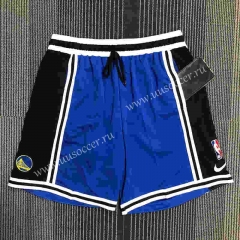 2022 NBA Golden State Warriors Blue Shorts-311