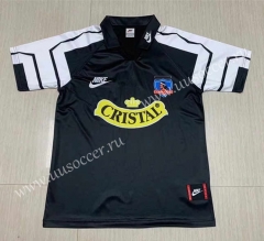 1995 CD Colo-Colo Away  Black Thailand Soccer Jersey AAA-512