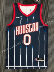 2022 City Version NBA Houston Rockets Black #0 Jersey-311