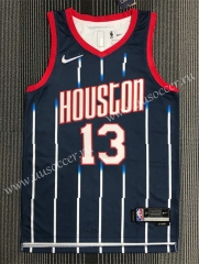 2022 City Version NBA Houston Rockets Black #13 Jersey-311