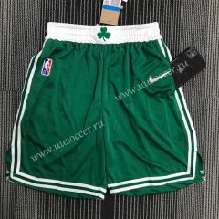 75th anniversary NBA Boston Celtics Green Shorts-311