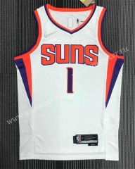 75th anniversary NBA Phoenix Suns White#1 Jersey-311