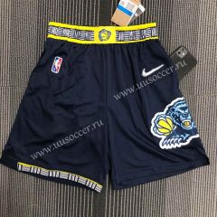 2022Season City Edition NBA Memphis Grizzlies Black Shorts-311