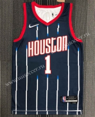 2022 City Version NBA Houston Rockets Black #1 Jersey-311