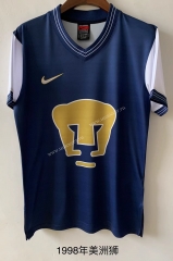 1988 PA UNAM  Away Royal Blue  Thailand Soccer Jersey AAA-9171