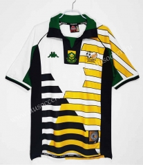 1998 South Africa Home Yellow&White Thailand Soccer Jersey-c1046