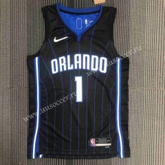 75th Anniversary Edition NBA Orlando Magic Black #1 Jersey-311