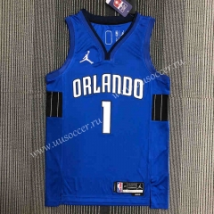 75th Anniversary Edition NBA Orlando Magic Blue #1 Jersey-311