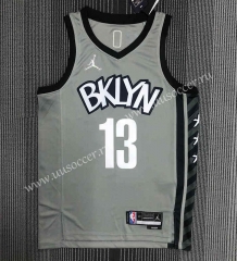 75th anniversary Flying man Version  NBA Brooder Jeklyn Nets Gray  #13-311