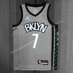 75th anniversary Flying man Version  NBA Brooder Jeklyn Nets Gray  #7-311